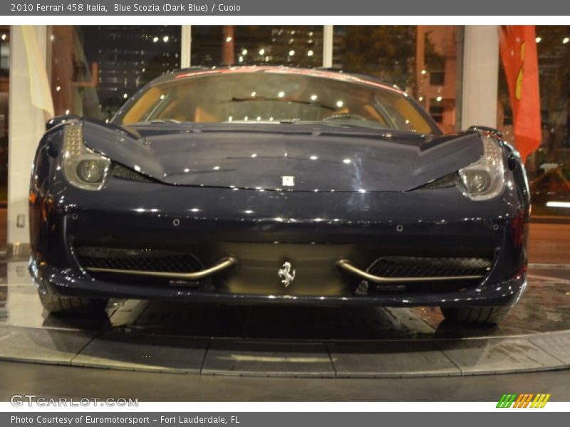 Blue Scozia (Dark Blue) / Cuoio 2010 Ferrari 458 Italia