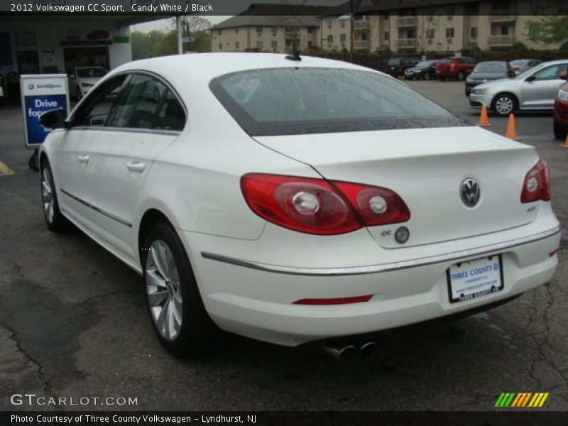 Candy White / Black 2012 Volkswagen CC Sport