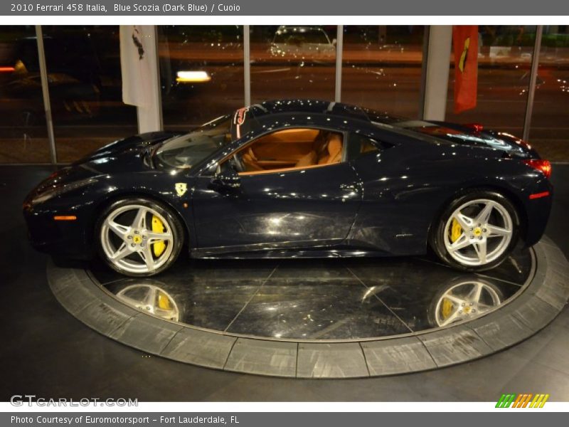 Blue Scozia (Dark Blue) / Cuoio 2010 Ferrari 458 Italia