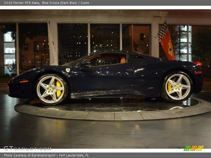 Blue Scozia (Dark Blue) / Cuoio 2010 Ferrari 458 Italia