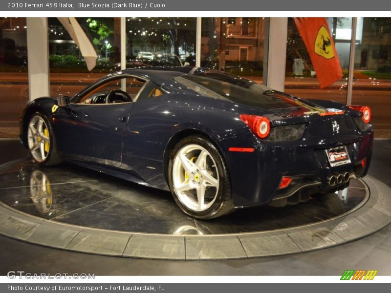Blue Scozia (Dark Blue) / Cuoio 2010 Ferrari 458 Italia