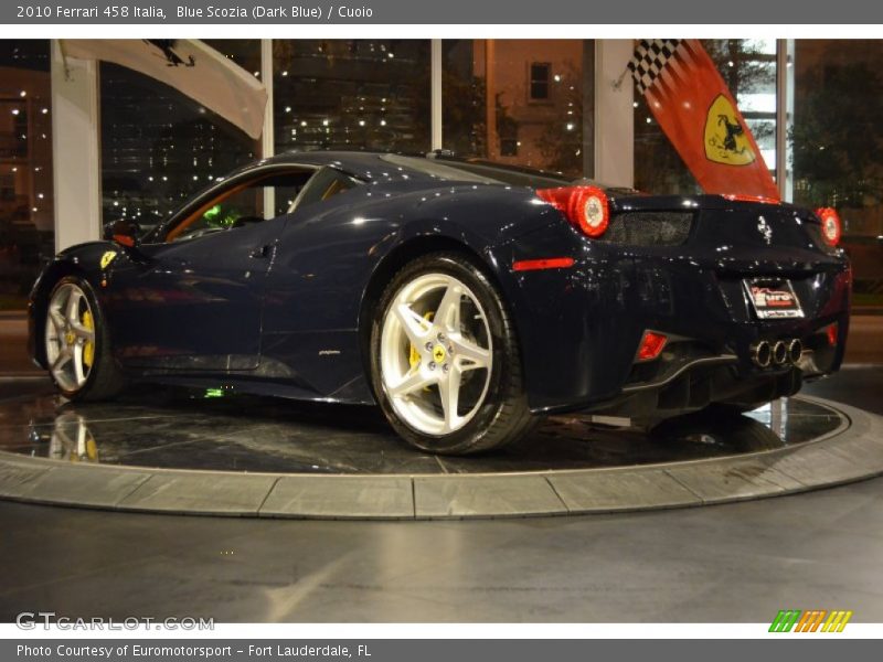 Blue Scozia (Dark Blue) / Cuoio 2010 Ferrari 458 Italia