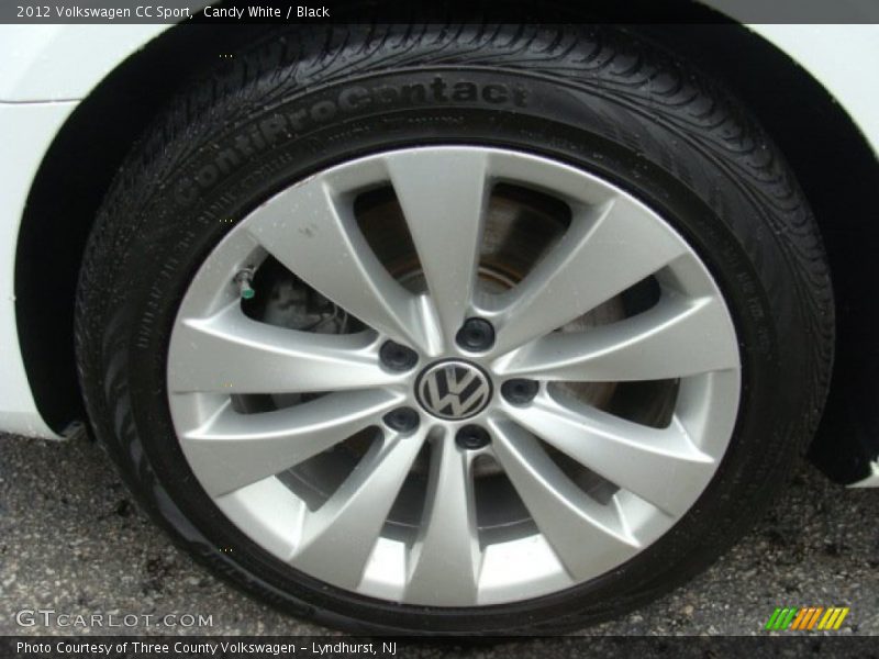 Candy White / Black 2012 Volkswagen CC Sport