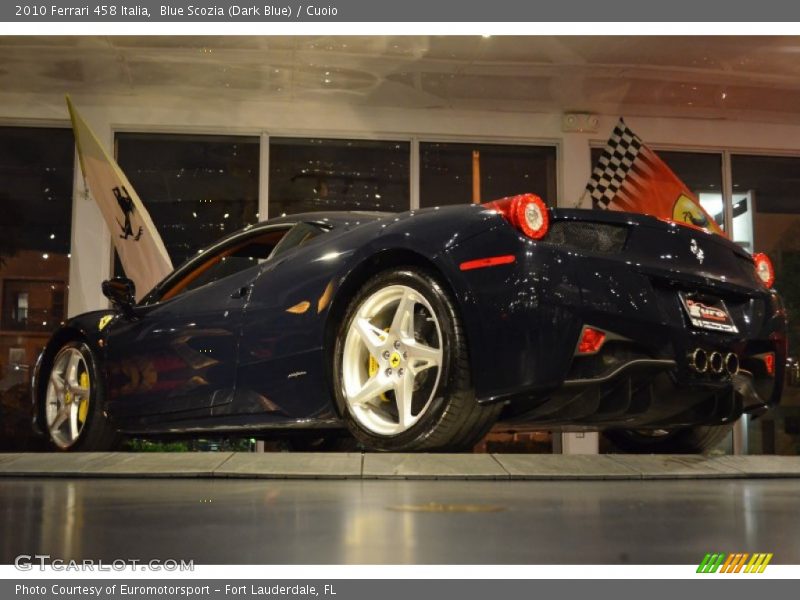 Blue Scozia (Dark Blue) / Cuoio 2010 Ferrari 458 Italia