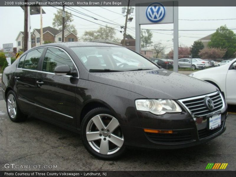 Mocha Brown / Pure Beige 2008 Volkswagen Passat Komfort Sedan