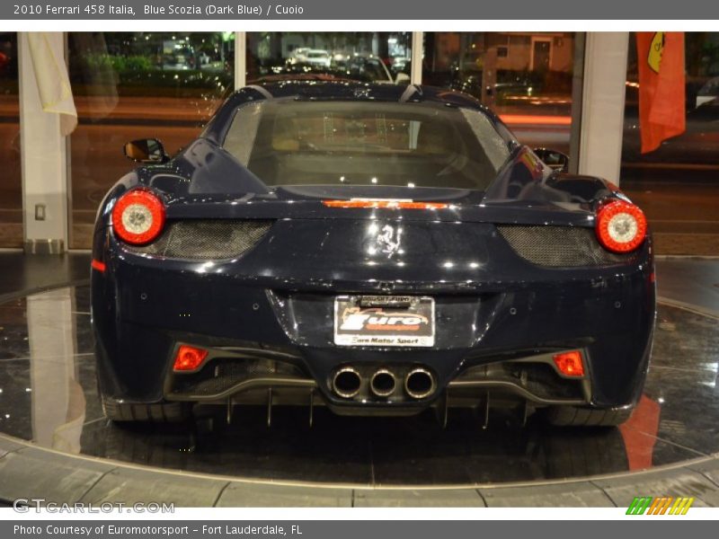 Blue Scozia (Dark Blue) / Cuoio 2010 Ferrari 458 Italia