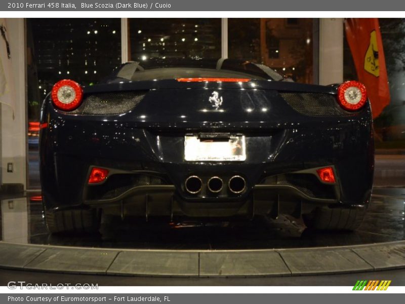 Blue Scozia (Dark Blue) / Cuoio 2010 Ferrari 458 Italia
