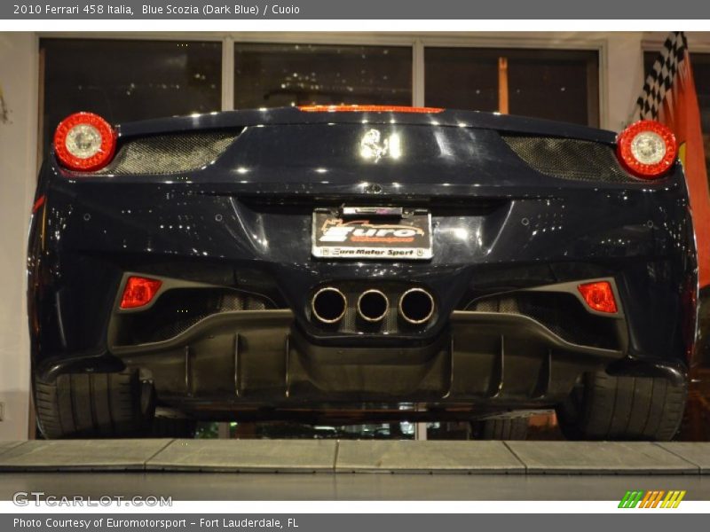 Blue Scozia (Dark Blue) / Cuoio 2010 Ferrari 458 Italia