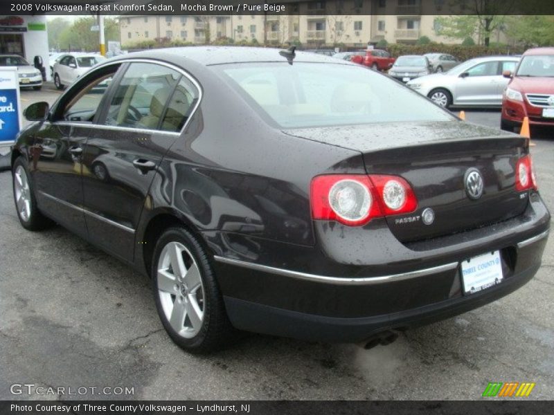 Mocha Brown / Pure Beige 2008 Volkswagen Passat Komfort Sedan
