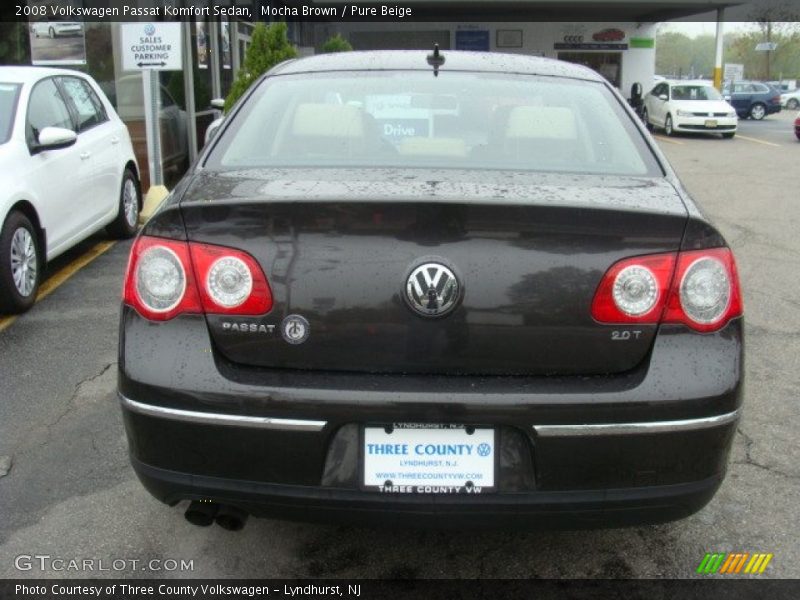 Mocha Brown / Pure Beige 2008 Volkswagen Passat Komfort Sedan