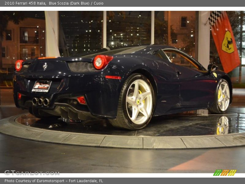 Blue Scozia (Dark Blue) / Cuoio 2010 Ferrari 458 Italia