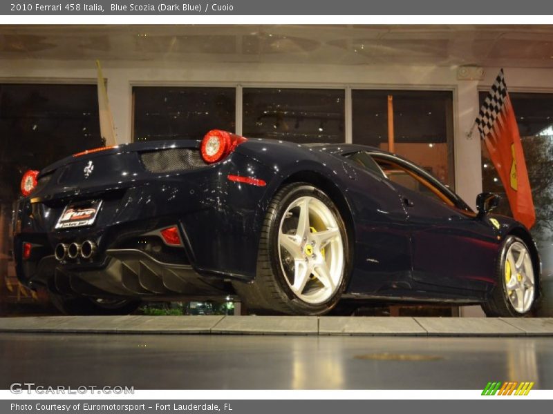 Blue Scozia (Dark Blue) / Cuoio 2010 Ferrari 458 Italia