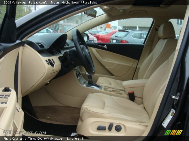 Mocha Brown / Pure Beige 2008 Volkswagen Passat Komfort Sedan