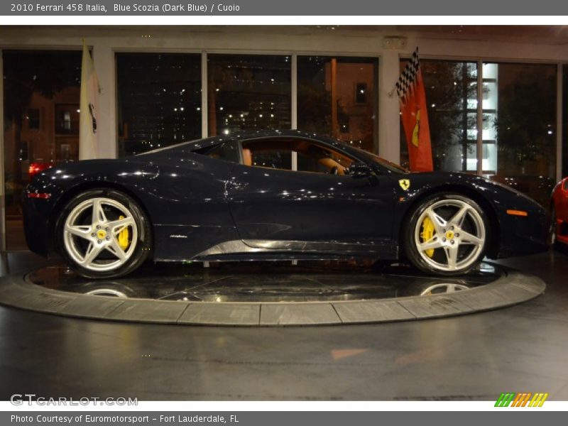 Blue Scozia (Dark Blue) / Cuoio 2010 Ferrari 458 Italia