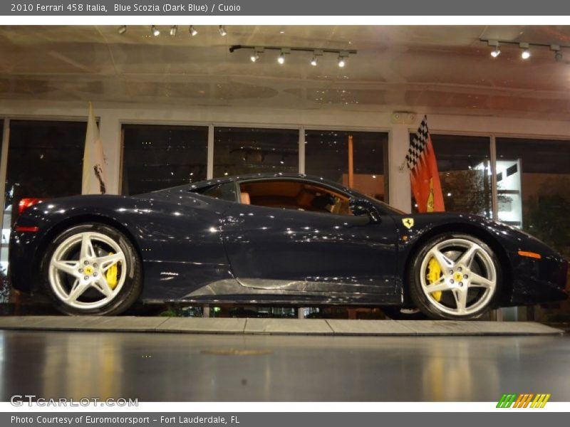 Blue Scozia (Dark Blue) / Cuoio 2010 Ferrari 458 Italia