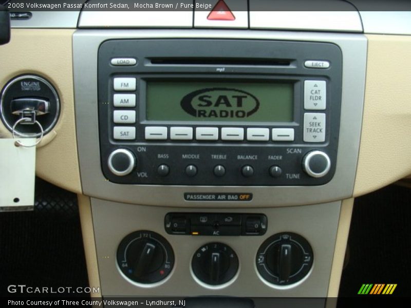 Mocha Brown / Pure Beige 2008 Volkswagen Passat Komfort Sedan