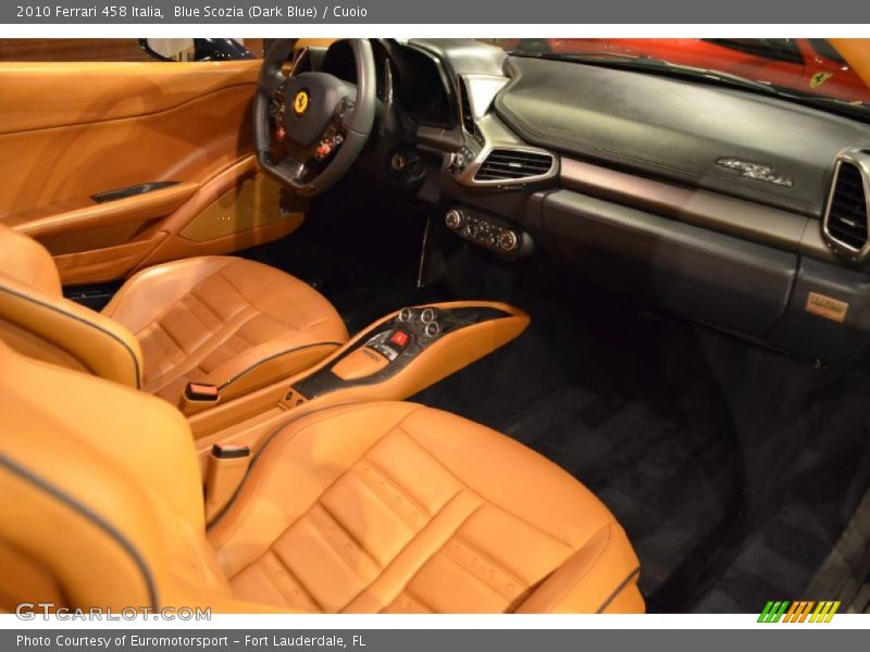 Blue Scozia (Dark Blue) / Cuoio 2010 Ferrari 458 Italia