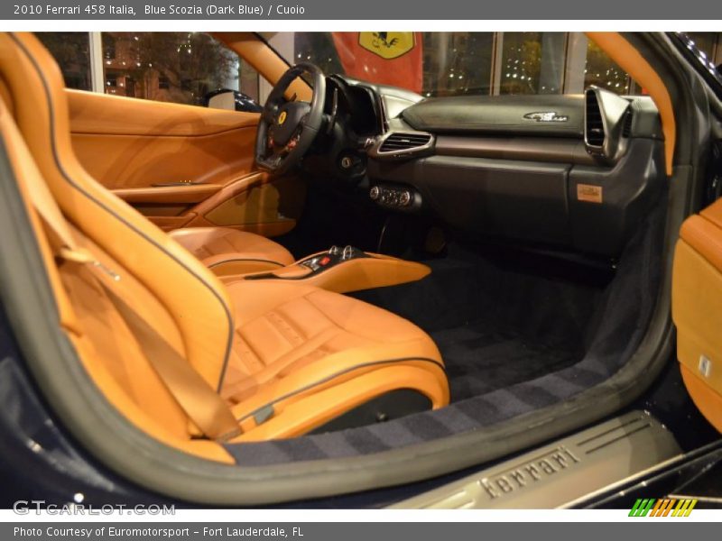 Blue Scozia (Dark Blue) / Cuoio 2010 Ferrari 458 Italia