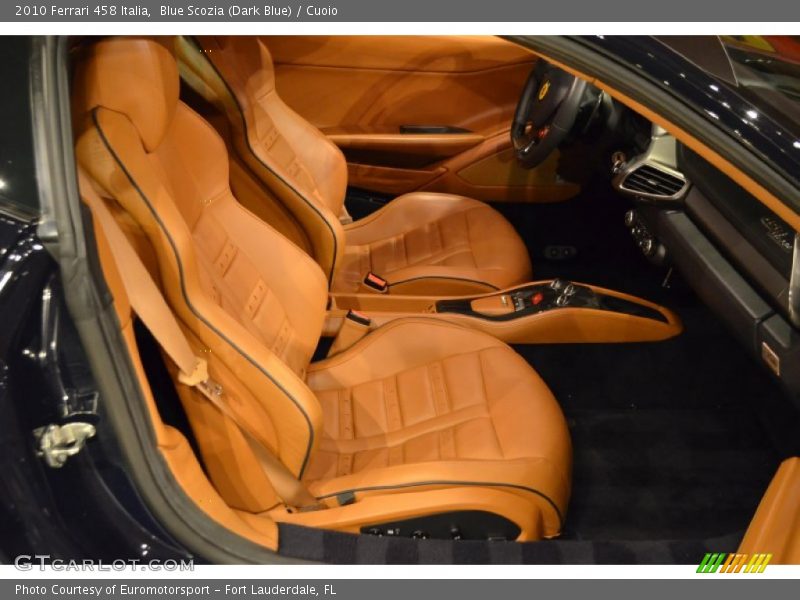 Blue Scozia (Dark Blue) / Cuoio 2010 Ferrari 458 Italia