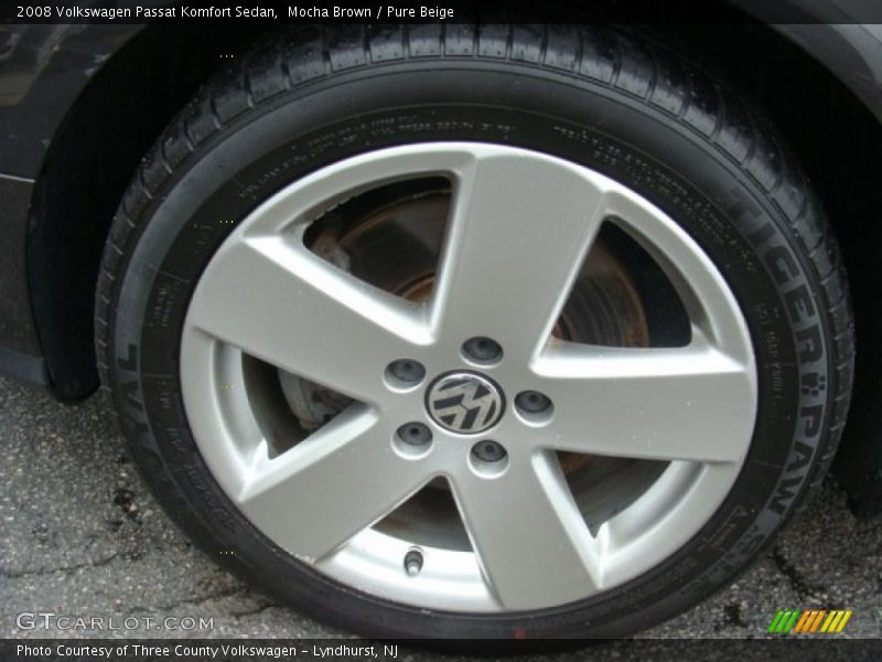 Mocha Brown / Pure Beige 2008 Volkswagen Passat Komfort Sedan
