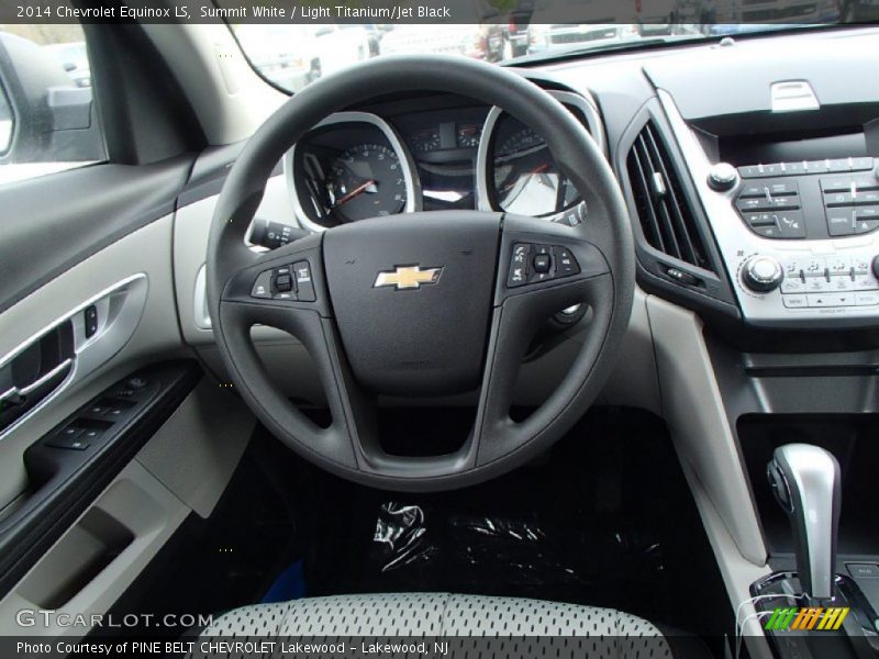 Summit White / Light Titanium/Jet Black 2014 Chevrolet Equinox LS