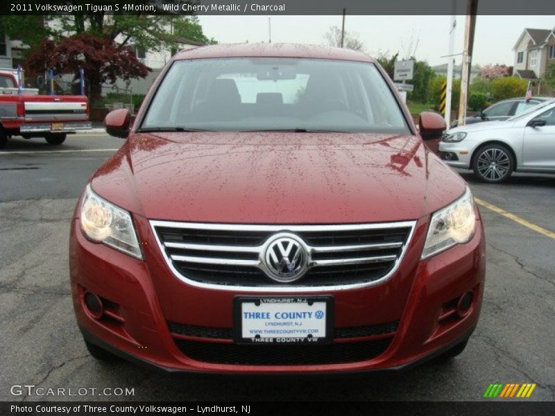 Wild Cherry Metallic / Charcoal 2011 Volkswagen Tiguan S 4Motion