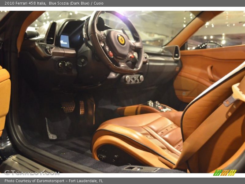 Blue Scozia (Dark Blue) / Cuoio 2010 Ferrari 458 Italia