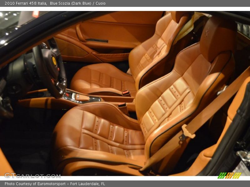 Blue Scozia (Dark Blue) / Cuoio 2010 Ferrari 458 Italia