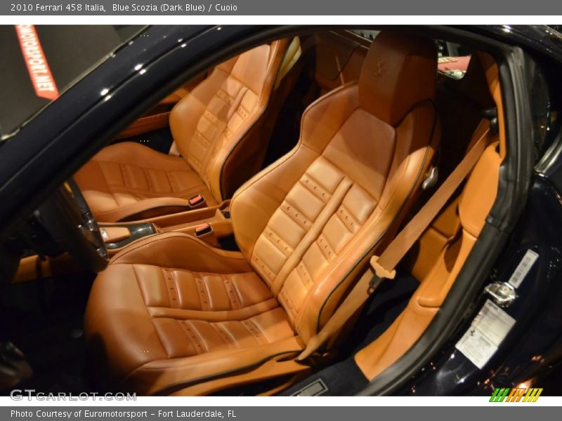 Blue Scozia (Dark Blue) / Cuoio 2010 Ferrari 458 Italia