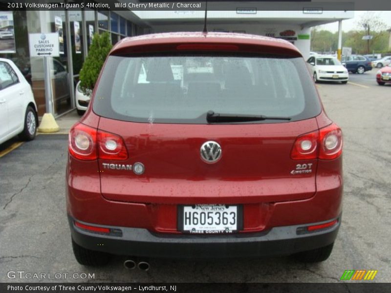 Wild Cherry Metallic / Charcoal 2011 Volkswagen Tiguan S 4Motion