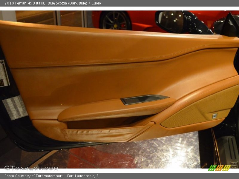 Blue Scozia (Dark Blue) / Cuoio 2010 Ferrari 458 Italia