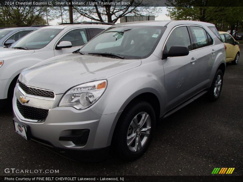 Silver Ice Metallic / Light Titanium/Jet Black 2014 Chevrolet Equinox LS