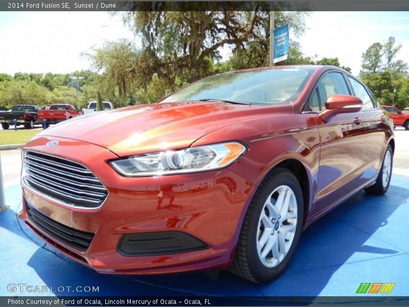 Sunset / Dune 2014 Ford Fusion SE