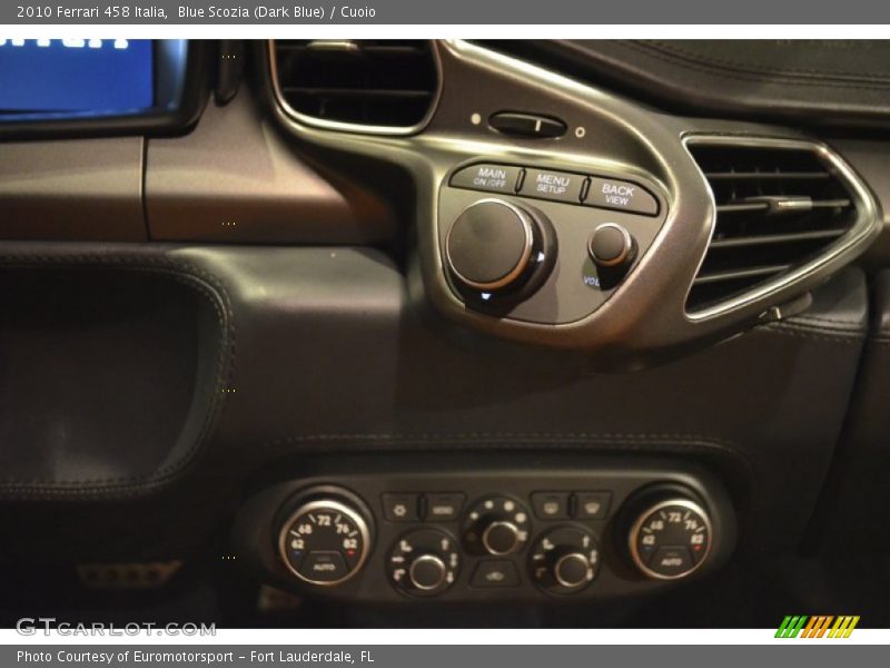 Blue Scozia (Dark Blue) / Cuoio 2010 Ferrari 458 Italia