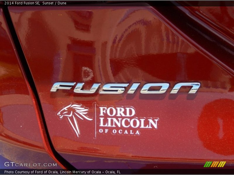 Sunset / Dune 2014 Ford Fusion SE