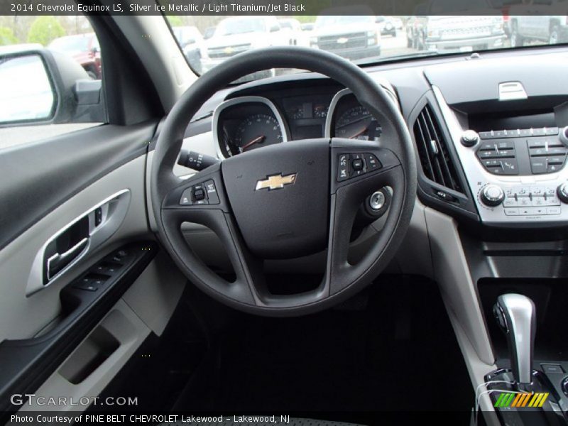 Silver Ice Metallic / Light Titanium/Jet Black 2014 Chevrolet Equinox LS
