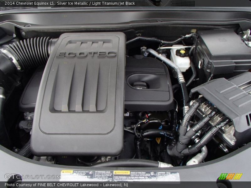 Silver Ice Metallic / Light Titanium/Jet Black 2014 Chevrolet Equinox LS