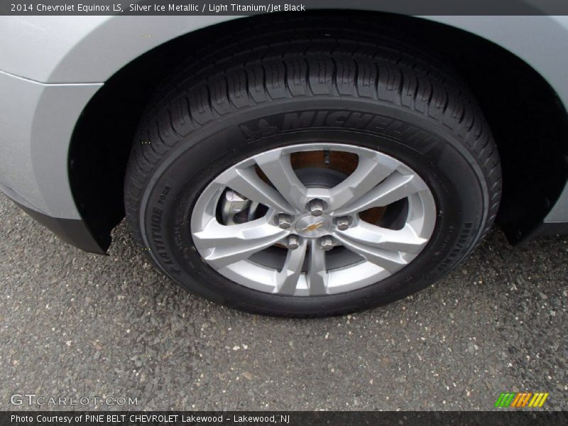 Silver Ice Metallic / Light Titanium/Jet Black 2014 Chevrolet Equinox LS