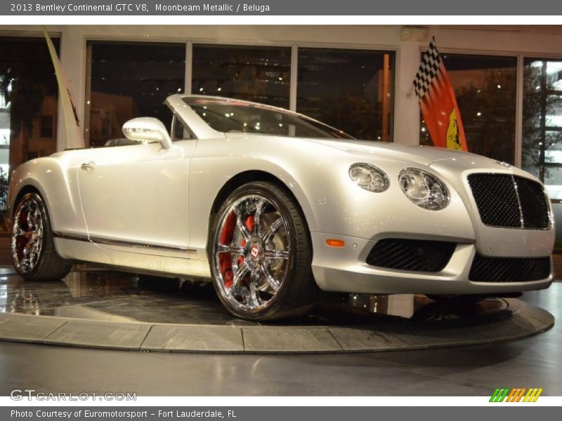 Moonbeam Metallic / Beluga 2013 Bentley Continental GTC V8