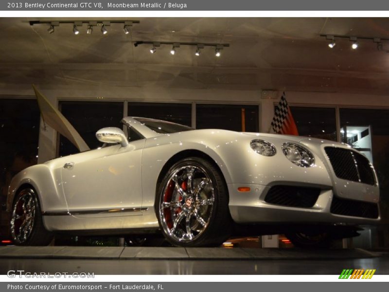 Moonbeam Metallic / Beluga 2013 Bentley Continental GTC V8