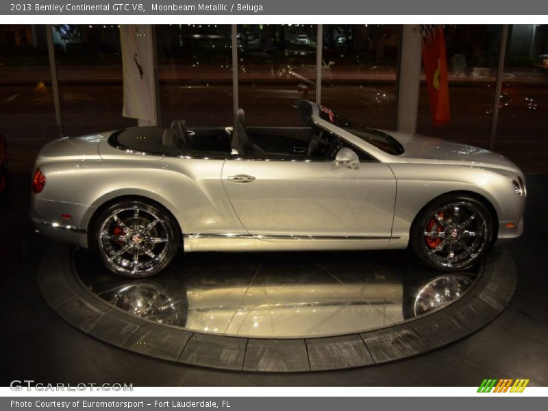 Moonbeam Metallic / Beluga 2013 Bentley Continental GTC V8