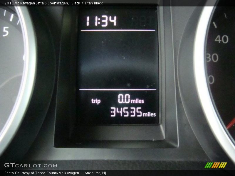 Black / Titan Black 2011 Volkswagen Jetta S SportWagen