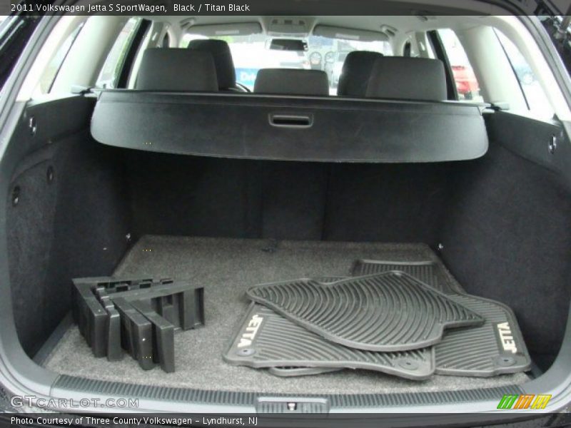 Black / Titan Black 2011 Volkswagen Jetta S SportWagen