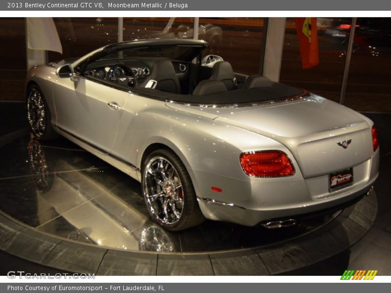 Moonbeam Metallic / Beluga 2013 Bentley Continental GTC V8