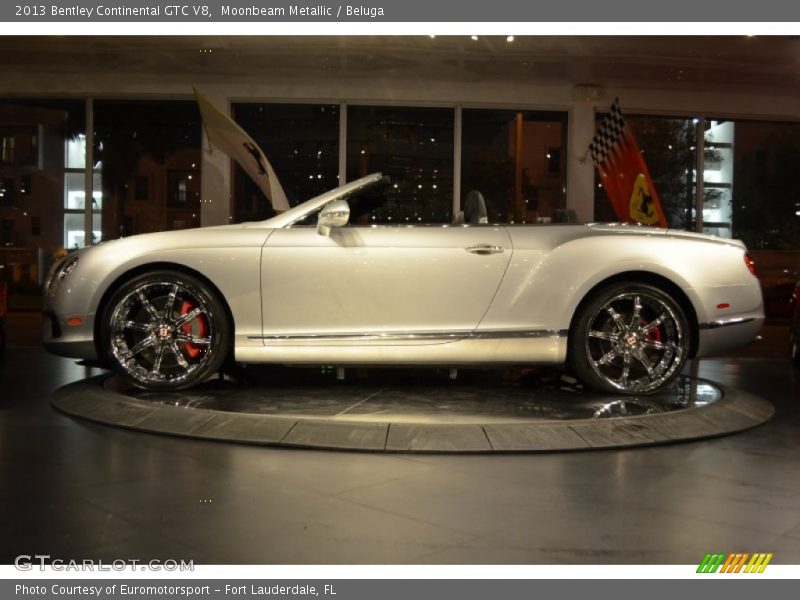 Moonbeam Metallic / Beluga 2013 Bentley Continental GTC V8