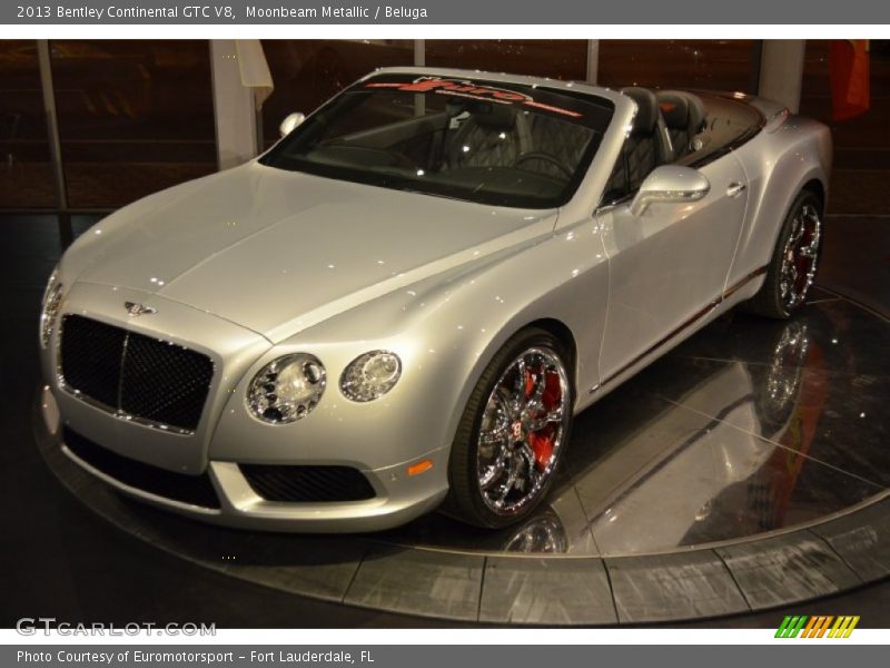 Moonbeam Metallic / Beluga 2013 Bentley Continental GTC V8