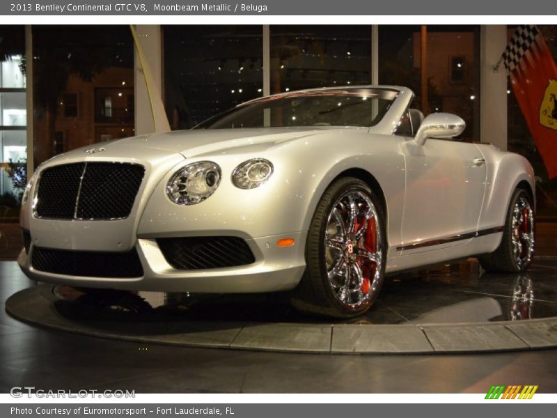 Moonbeam Metallic / Beluga 2013 Bentley Continental GTC V8