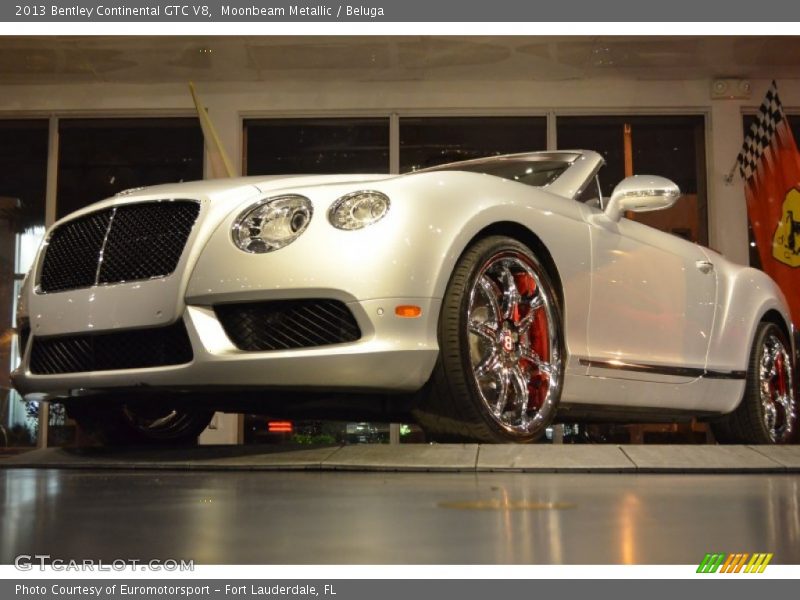 Moonbeam Metallic / Beluga 2013 Bentley Continental GTC V8