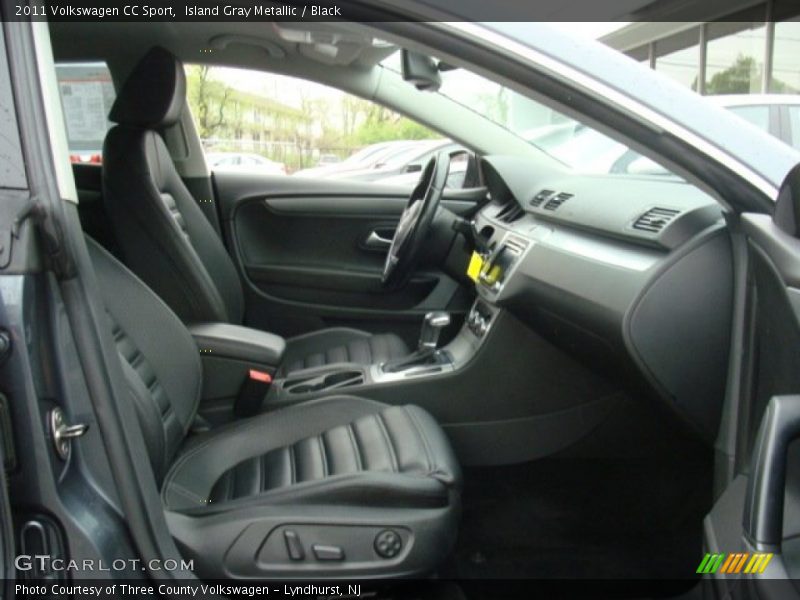 Island Gray Metallic / Black 2011 Volkswagen CC Sport