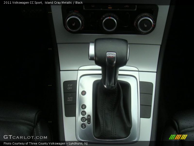 Island Gray Metallic / Black 2011 Volkswagen CC Sport